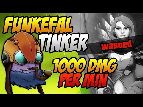 Funkefal Playing Safelane Tinker Vs Lil Windranger. Easy Dodge To Last Pick Brood!