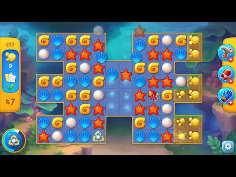 Fishdom Level 222 🐠No Booster | Crafter799