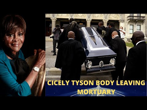 RIP Cicely Tyson body carried out of mortuary and followed by Convoy || Everyone cried 😭