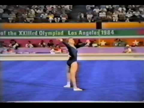 5th T CAN Bonnie Wittmeier FX - 1984 Olympic Games 9.200