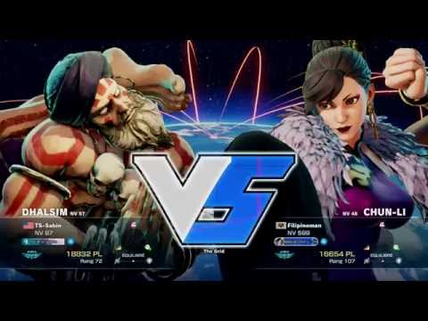 TS-Sabin ( Dhalsim ) VS Filipinoman ( Chun-li ) HD 1080p 60fps - Street Fighter 5