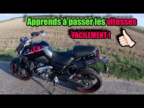 COMMENT CONDUIRE UNE MOTO ✌ PASSER LES VITESSES ET TOURNER 🏍  #rétrograder #apprend #tuto