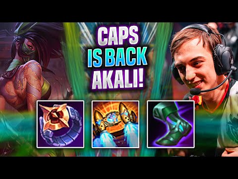 CAPS BRINGS BACK AKALI! - G2 Caps Plays Akali MID vs Yone! | Preseason 2022
