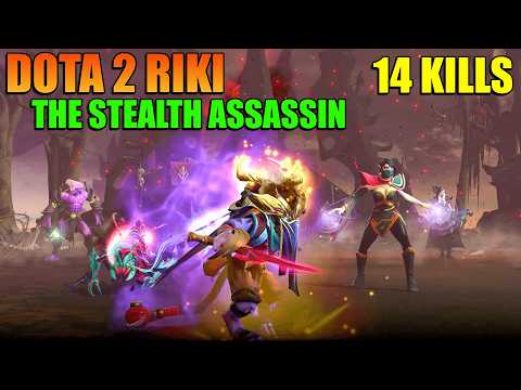 Riki: The Stealth Assassin | Riki’s Revenge: 14 Kills and Epic Plays in Dota 2 Turbo Mode!