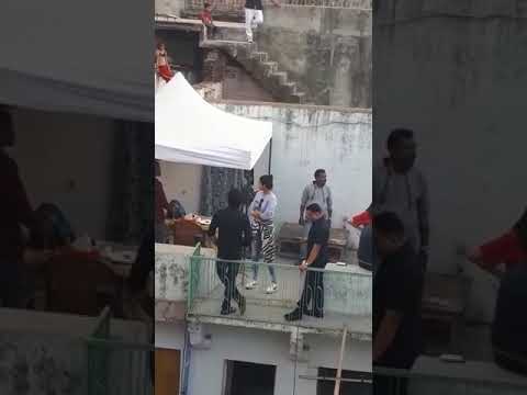 Now anushka in chanderi for shoot for her movie "SUI DHAGA MAKE IN INDIA"