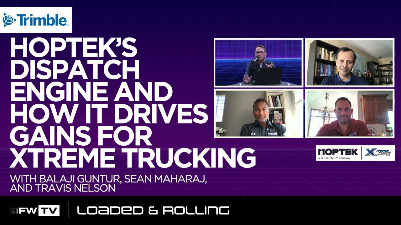 HOPTEK’s Dispatch Engine and how it drives gains for Xtreme Trucking | Loaded & Rolling