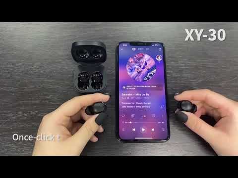 XY-30 BT5.0 Ergonomic Binaural TWS Sports Earbuds