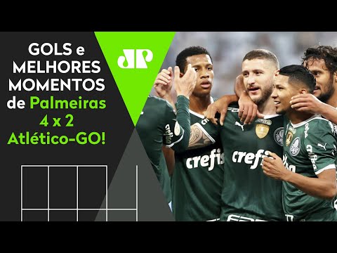 VERDÃO AVASSALADOR, HISTÓRICO! PALMEIRAS 4 X 2 ATLÉTICO-GO | MELHORES MOMENTOS | BRASILEIRÃO 2022