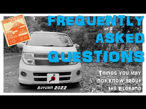 Nissan Elgrand E51 3.5 - Frequently Asked Questions - Initial b