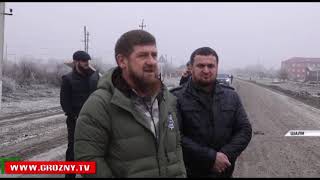 Рамзан Кадыров проинспектировал работы по благоустройству  Шали