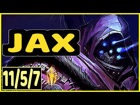 JAX VS JARVAN IV - 11/5/7 KDA JUNGLE GAMEPLAY DIAMOND IV