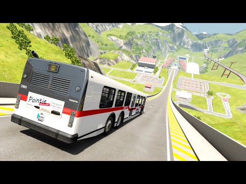 Car Jump Arena Bus Jump 😮 BeamNG Drive
