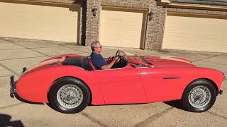 1954 Austin Healey 100-4 BN1 Start Up and Drive By
