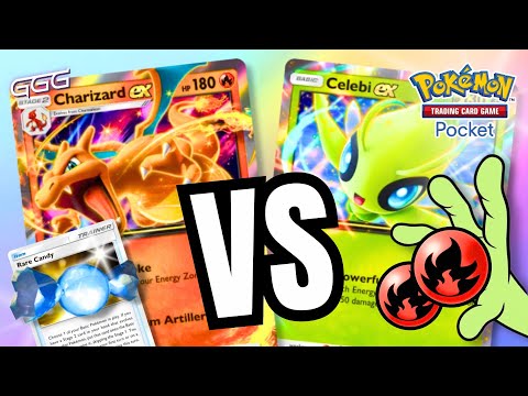 Charizard Fast Build vs Celebi | Power vs Luck Battle | Pokémon TCG Pocket