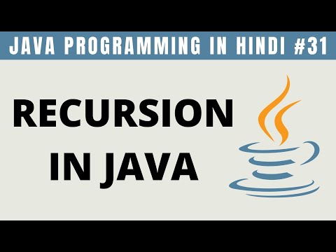 Java Recursion In Hindi Factorial Program Tutorial 31