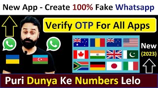 How to Create Whatsapp account with Pakistani and Bangladeshi number in 2023?