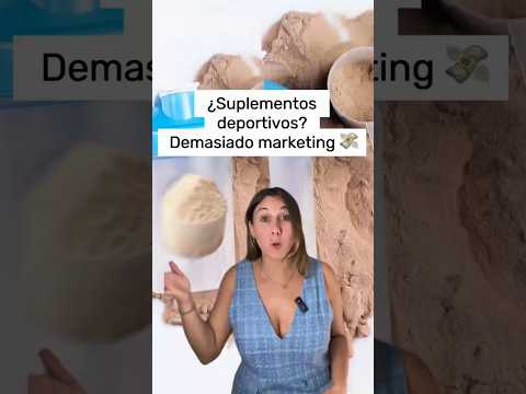 ¿Suplementos deportivos? Demasiado marketing 
