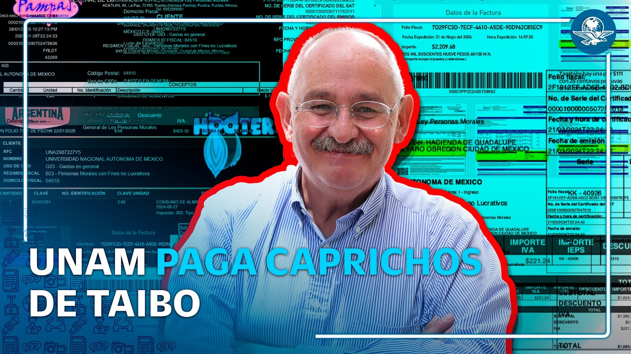 Benito Taibo y los gastos en comida con cargo a la UNAM