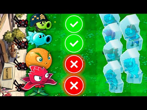 Every Plants Power Up VS Team Frozen Imp Zombies - Who Will Win? - Plants Vs Zombies 2