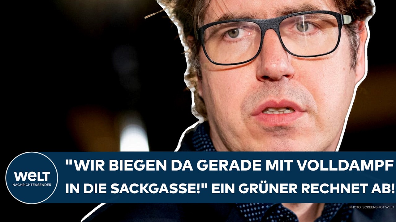 DEUTSCHLAND: "Wir biegen da gerade mit Volldampf in die Sackgasse!" Ein Grüner rechnet ab!