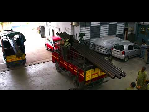 Galvanized 4mm Steel Pipe, Size: 4 Inch