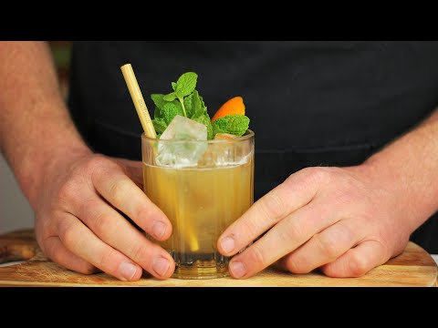 FRENCH RIVIERA Cocktail - Apricot, Honey & Lemon!