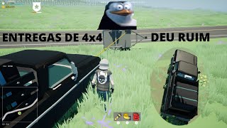 [FAZENDO ENTREGAS PELO MATO DE 4x4, DEU RUIM] Motor Town: Behind The Wheel