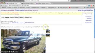 Craigslist Birmingham Used Cars and Trucks - Searching For Sale by Owner Classifieds Online