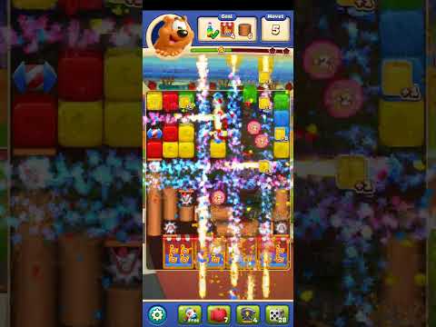 Toon Blast Level 7942 Hard Level No Bosters