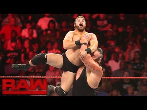 Braun Strowman vs. Evan Anderholm: Raw, Aug. 1, 2016
