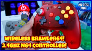 Finally A GOOD Wireless N64 Controller! Retro Fighters Brawler 64 2.4 GHZ Analog Test/Review!
