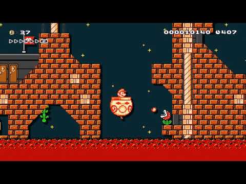 Magma Switch Panic! (Super Mario Maker 2)