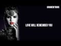 Love will remember - Karaoke with lyrics on screen ...
