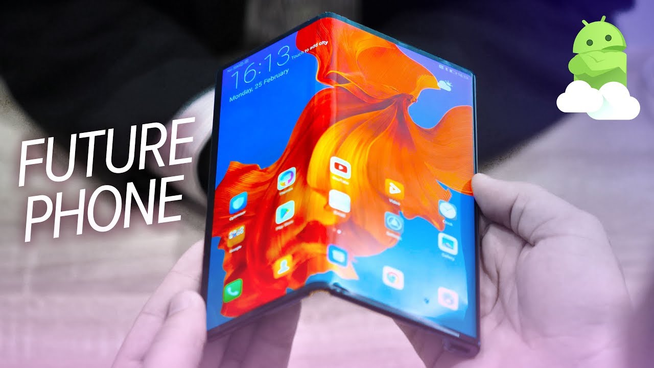 Huawei Mate X hands-on: This foldable phone is from the FUTURE - YouTube