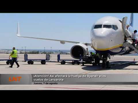 ¡Atención! Así afectará la huelga de Ryanair a los vuelos de Lanzarote
