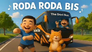 Download lagu 🎶 Roda-Roda Bis Berputar 🚍 Lagu Anak Lucu | Hisyam & Gembul Naik Bis mp3