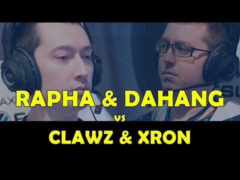 Rapha, Dahang vs. Clawz, Xron 2v2 custom games in EU (Rapha POV)