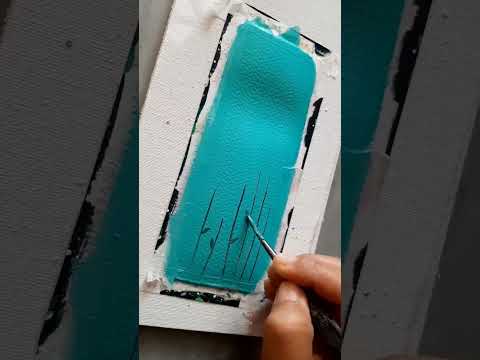 bookmark painting #acrylicpainting #bookmarktutorial #paintingtutorial #paintingforbeginners