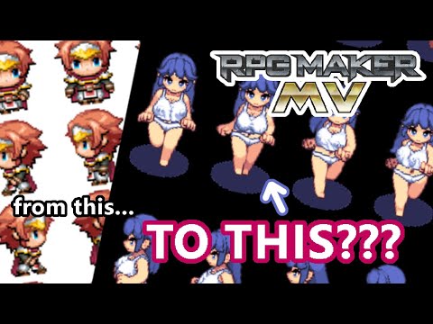 Better Sprites! | RPG Maker MV Tutorial [QSprite Plugin]