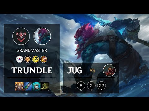 Trundle Jungle vs Graves - KR Grandmaster Patch 10.16