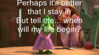 When Will My Life Begin (Reprise 1) - Lyrics On Screen