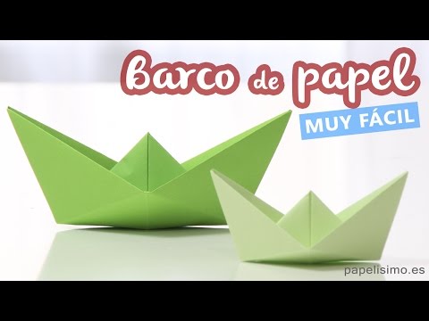 Cómo hacer barco de papel