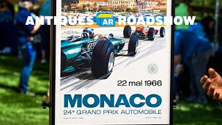 ANTIQUES ROADSHOW Junk in the Trunk 14 Preview | 1966 Michael Turner Monaco Grand Prix Poster