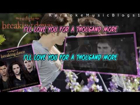 Christina Perri ft Steve Kazee - A Thousand Years Part 2 Karaoke / Instrumental HD