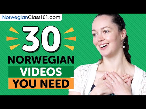 Learn Norwegian: 30 Beginner Norwegian Videos You Must Watch