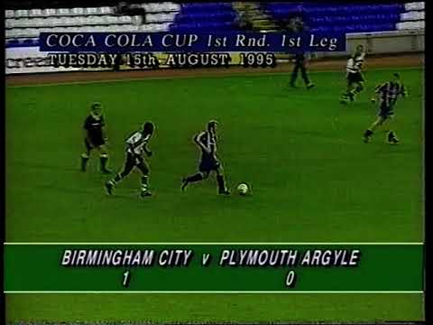 Birmingham City v Plymouth Argyle 1995-96 League Cup