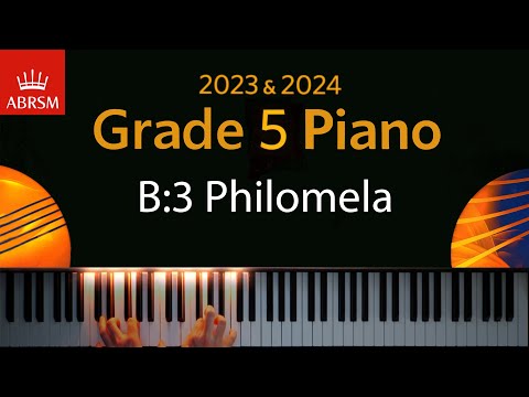 ABRSM 2023 & 2024 - Grade 5 Piano exam - B:3 Philomela ~ Dorothy Pilling