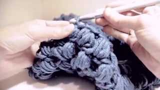 preview picture of video 'Bufanda Tubular - Tutorial crochet - Mercería Dori'