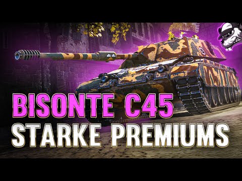 Starke Premiumpanzer: Bisonte C45 , der bessere AMBT! [WoT - Gameplay - Deutsch]
