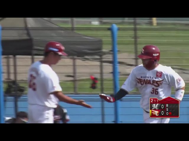 【ファーム】逆方向への先制の一発!! イーグルス・内田のソロホームラン‼ 2019/9/4 E-M(ファーム)